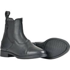 Saxon Allyn Leather Zip Paddock Boots Black