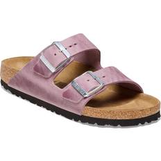 Birkenstock Women's Arizona Oiled Leather Womens Sandals Purple 5.5/C