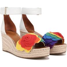 Damen - Silbrig Espadrilles Franco Sarto Damen L-Clemens6 Espadrilles, Regenbogen Multi Blume