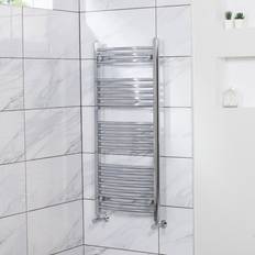 Heated Towel Rails PlumbGalaxy Fjord 1150 Heated Chrome