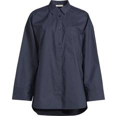 By Malene Birger Overhemden By Malene Birger Derris Organic Cotton-Poplin Shirt DK 38/UK Blue