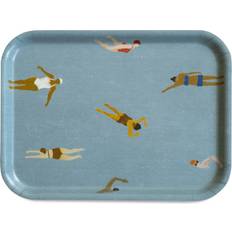 Fine Little Day Swimmers Tablett 20 x 27 cm Blau