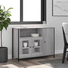 Møbler vidaXL Skænk 100 x 35 x 75 cm Grå Sonoma-Eg