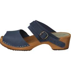 Braun Holzschuhe Petra Navy