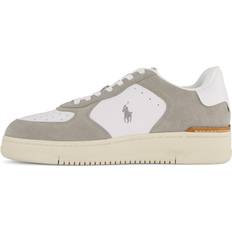 Polo Ralph Lauren Masters Court Leather-Suede Sneaker Greyfog/White Grå