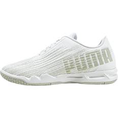 Puma Håndboldsko Puma Adrenalite 4.1 Junior White/Grey, Unisex, Sko, Træningssko, Håndbold, Hvid