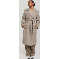 Vero Moda Vmfortunevega Longtrenchcoat - Beige/Meleret