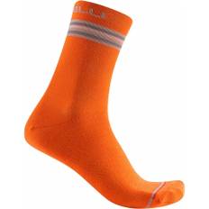 Ropa interior Castelli Damen Go W 15 Socks, MELON/NICKEL GRAY