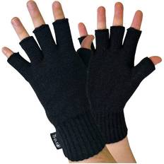 Black 3M Thinsulate Insulation Lined Fingerless Gloves