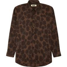 Woodbird Skjorter Woodbird Yuzo Jacquard Skjorte, Brun