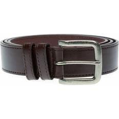 Mens D555 Archie Kingsize Bonded Leather Jean Belt Brown