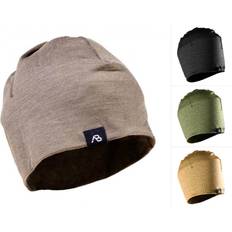 Merino Wool Watch Cap Breathable Beanie - Black
