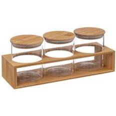 Dunelm & Bamboo 4 Piece Serve Set