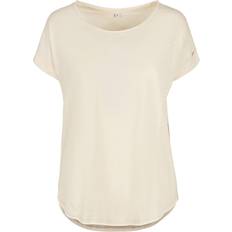 Build Your Brand Long Slub T-Shirt Off White