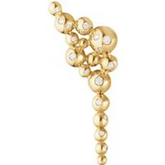 Georg Jensen Gold Earrings Georg Jensen Moonlight Grapes 18ct Yellow Gold Diamond Single Ear Cuff Earring