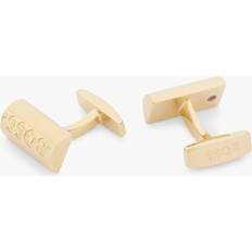 HUGO BOSS Cufflinks HUGO BOSS Engraved Gold Plated Cufflinks, Gold