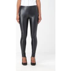 Pelle Pantaloni Pinko Leggings - Taille - Noir