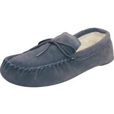 Multifargete Lave sko Eastern Counties Leather Wool-blend Soft Sole Moccasins Navy