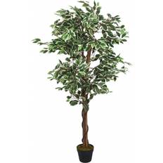 Plantes Artificielles vidaXL Ficus Artificiel 378 Feuilles 80 cm Vert Plante Artificielle