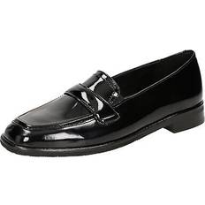 Patent Leather Moccasins Sioux Women's Gergena-704 Moccasin, Black