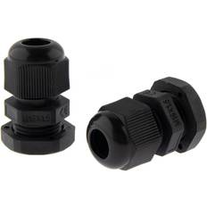 Cable Glands Electrical Installation Materials Seki 10 x Cable Glands M16 5-9 mm Black Metric