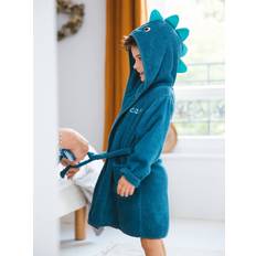 Dinosaurs Dressing Gowns Vertbaudet Dinosaur Bathrobe for Babies - Blue