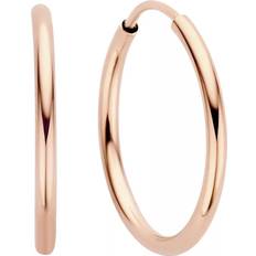 Sieraden Isabel Bernard La Concorde Cerise 14 Karat Hoop Earrings - Rosé Gouden Creolen