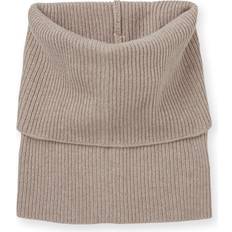 Nylon - Unisex Halstørklæde & Sjal Becksöndergaard Woona Halsedisse Dark Beige Melange