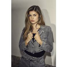 Co'Couture Overtøj Co'Couture VikaCC Crop Blazer MID GREY