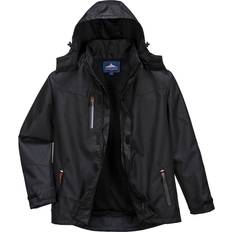 5XL - Unisex Jakker Portwest Outcoach jakke, Sort