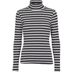 Ludmilla High-neck, Whisper White/dark Grey Melange /black