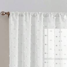 Shein Flower Embroidered Single Panel Sheer Curtain