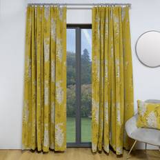 Divante Yellow Curtains Divante Sakura Taped Curtain