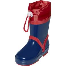 Playshoes Gummistiefel gefüttert Regenstiefel, Marine/Rot