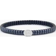 Nomination Blue Bracelets Nomination XTE Life Blue Finish Stainless Steel Cubic Zirconia Oval Bracelet 046010/053