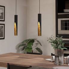 Eglo Barbotto Black And Gold Steel Modern Pendant Light Pendant Lamp ∅ 10.5cm