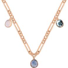 Armbänder Radley Radley London Women's Metal Tulip Street Mixed Stone Drop Necklace Rose Gold