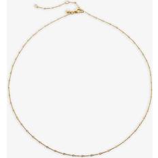 Monica Vinader Gold Necklaces Monica Vinader Fine Twist Chain Choker Necklace