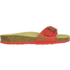 Dame - Multifargete Slippers Malaga Sano Sliders Light Red