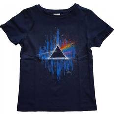 Pink Floyd Dark Side Of The Moon Splattered T-Shirt Navy 11-12 Years