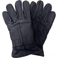 THMO Mens Thinsulate Leather Gloves Black