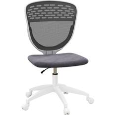 Grey Office Chairs Vinsetto Desk Mesh Office Chair