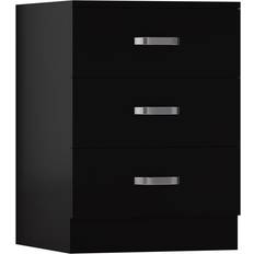 Black Bedside Tables Fwstyle Tunis 3 Bedside Table