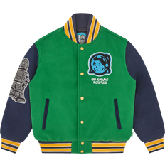 Billionaire Boys Club KIDS ASTRO VARSITY JACKET GREEN, 10Y