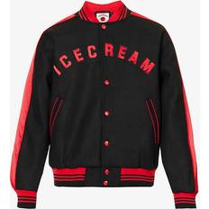 Outerwear ICECREAM Black Cones and Bones Bomber Jacket