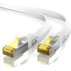CSL Netzwerkkabel cat7 flach ethernet kabel lan gbit/s patchkabel 10m