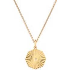 Hot Diamonds Ciondoli e Pendenti Hot Diamonds x Jac Jossa Gold Plated Sterling Silver Octagon Pendant Silver