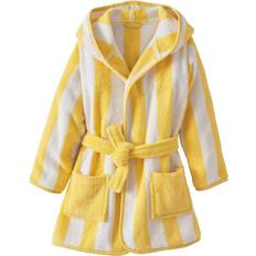 Boys - Yellow Night Garments Vertbaudet Transat Striped Bathrobe for Children Yellow