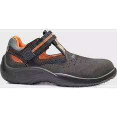 Grey Work Shoes Base Summer Sandal - Grey/Orange