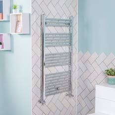 Heated Towel Rails PlumbGalaxy Bergen 1150 Chrome
